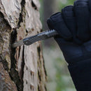 ZANLURE B23 Outdoor Hunting Rechargeable Flashlight Tactical Pen Window Breaker Gel Pen Knife Multi-function Tool