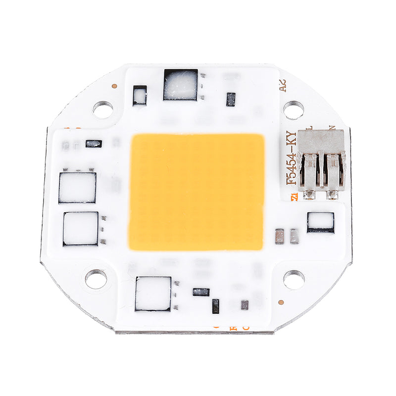 LUSTREON 50W LED COB Bead Light DIY Lamp Chip for Floodlight AC100-260V
