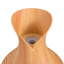 7 Colors USB Mini Wood Grain Air Purifier Humidifier Aroma Essential Oil Diffuser LED Lights