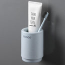 Wall Mount Toothbrush Holder Wash Cup Toothpaste Portable Hanging Gargle Cup