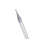 Drillpro 10pcs 1mm HRC55 TiAlN 2 Flutes End Mill Cutter Tungsten Carbide Milling Cutter CNC Tool