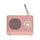 Retro Subwoofer bluetooth Audio Memory Speaker Mini Wireless Portable HIFI Noise Cancelling With Mic