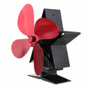 IPRee 7.8Inch 1100RPM Silent 4 Blade Stove Fan Fireplace Fan Fire Heat Powered Saving Fan