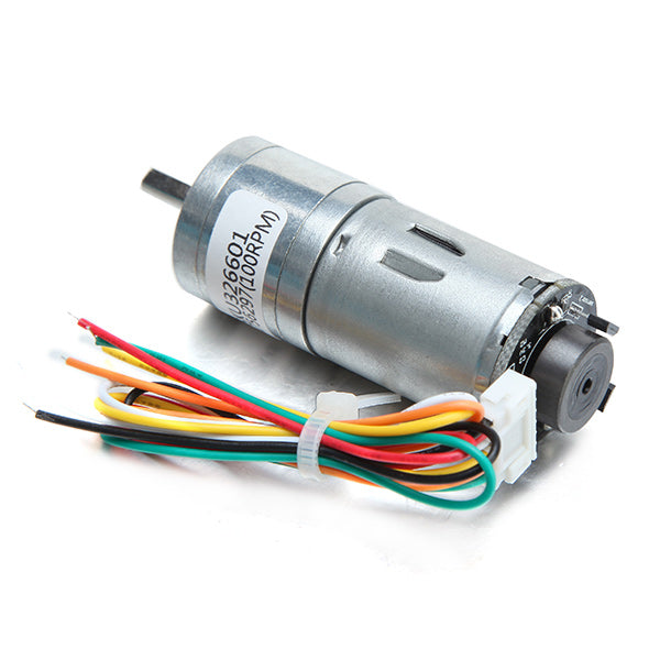 CHIHAI MOTOR GM25-370 DC Gear Motor 6V 100/210/300RPM Encoder Motor