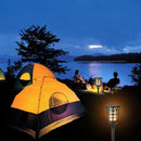 Solar Powered 96 LED Flame Lawn Light Outdoor Waterproof IP65 Garden Path Wall Torch Lamp