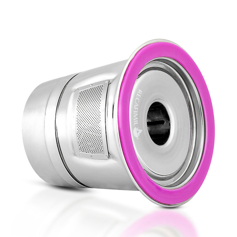 Stainless Steel Refillable Coffee Capsule Cup Reusable Coffee Pods w/ Coffee Spoon Brush for Keurig K-cup