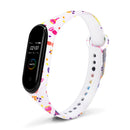 Colorful Pattern Watch Band Watch Strap Silicone Strap for Xiaomi Miband 4 Miband 3