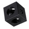 V-slot Cube Corner Prism Connector Adjustable Wheel Bracket For 3D Printer CNC Part