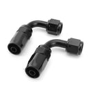 Stainless Steel Nylon Braided Oil Fuel Line Hose With End Joint Black 3 Meter Long