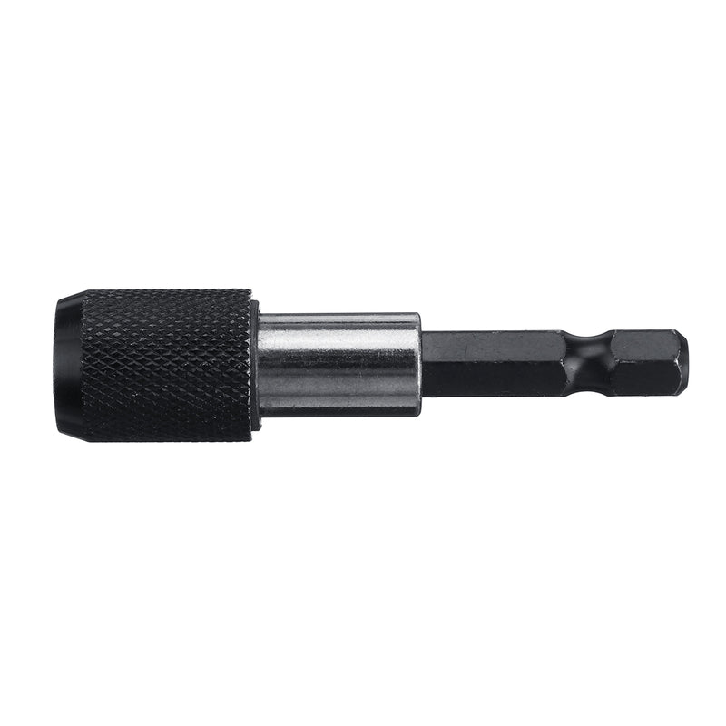 60-100mm Hexagonal Electric Drill Extension Rods Quick Release Self-Locking Screwdriver Bit Holder