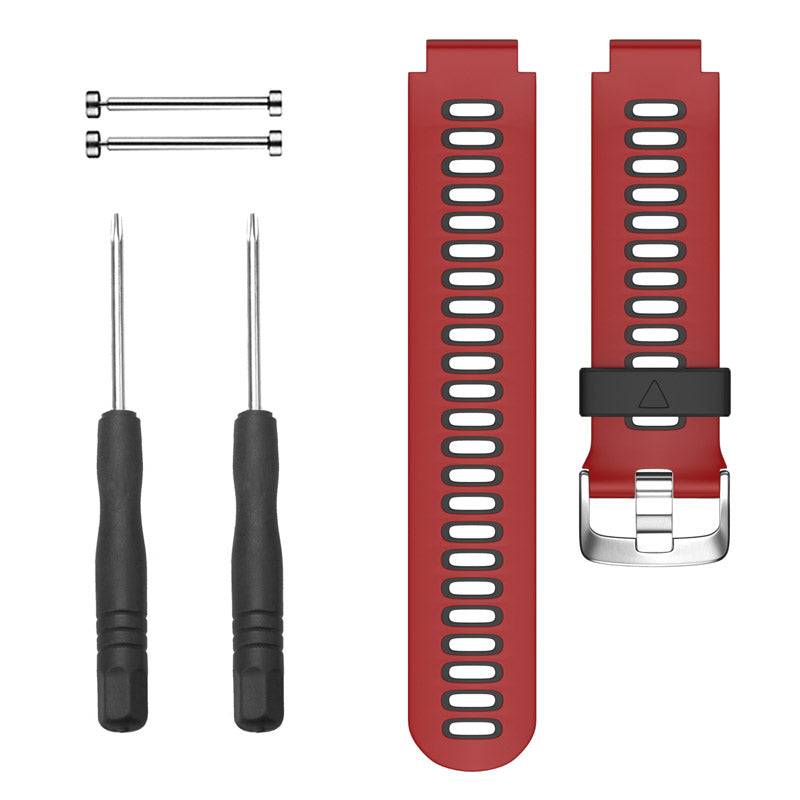 Replacement 22mm Silicone Watch Strap With Pins and Tools For Garmin 220 Forerunner 620