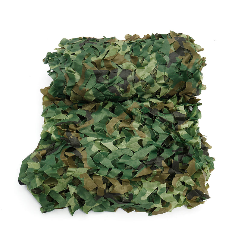 Camouflage Army Green Trap Net Military Hunting Trap Woodland Leaves Sunshade Net