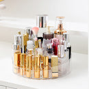 360 Degrees Rotating Cosmetic Storage Box Desktop Home Skin Care Organizer Storage Rack Dressing Table 1 / 2 Layers