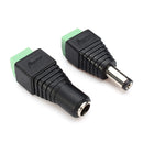5 Pairs Male Female 12V DC Power Plug Jack Adapter Connector 5.5x2.1mm for CCTV