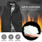 9 Heating Pads USB Electric Heated Vest Jacket Warm Body Warmer Pad Winter Thermal