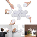 LED Quantum Hexagonal Wall Lamp Modular Touch Sensor Light Fixture Living Room  Decorative Smart Light