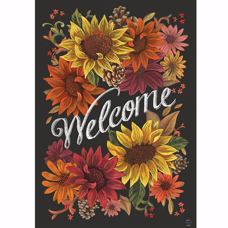 12.5'' x 18'' Sunflowers Garden Flag Flowers Welcome Friends Home Decor Banner Decorations