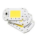 LUSTREON 10W/20W/30W Pure White COB LED Light DIY Chip Supplied by Battery Solar Panel