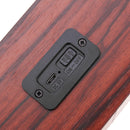 Kingneed S403 bluetooth Wireless Wooden 2 Speaker 2 Bass Membrane 2x3W Speaker