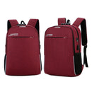 18L Men USB Anti-theft Backpack Rucksack 16inch Laptop Shoulder Bag With Headphone Hole Outdoor Travel