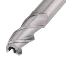 Drillpro 12-20mm HSS-CO 3 Flutes Milling Cutter CNC Milling Tool for Steel