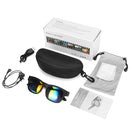 Polarized Sunglasses 5.0 Bluetooth Bone Conduction Headset Stereo Smart Glass Music Bluetooth Headphone Sunglasses Loudspeaker