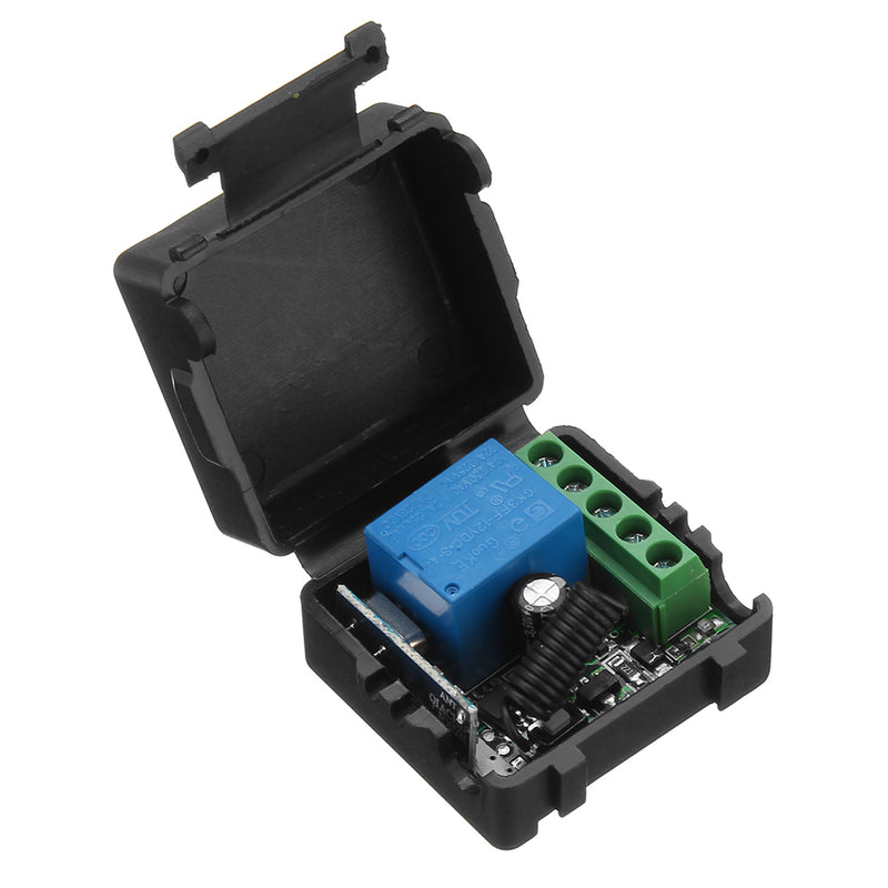 Geekcreit 315/433MHz DC12V 10A 1CH Single Channel Wireless Relay RF Switch Receiver Board With Case