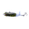 ZANLURE 1 Pcs 3D Eyes Frog Fishing Lure Soft Bait Tassels Fishing Hooks
