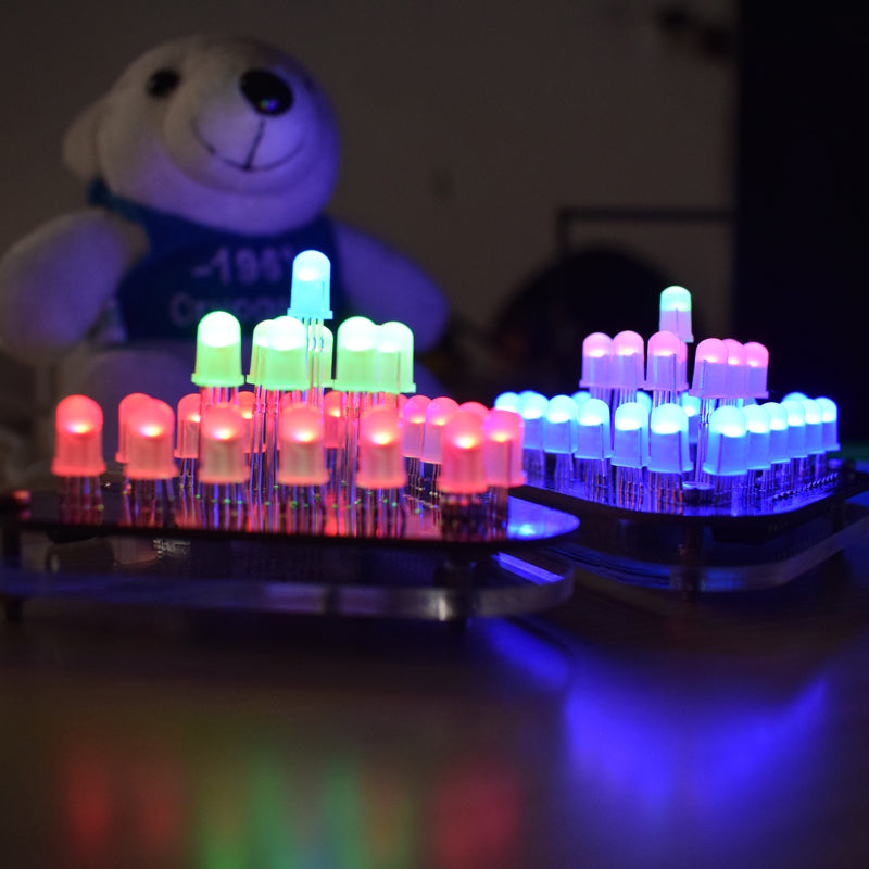 Geekcreit DIY Touch Control RGB Full Color 5MM LED Triangular Pyramid Kit