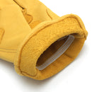 Motorcycle Leather Yellow Motorbike Winter Sport Racing Gloves S M L XL