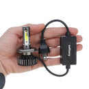 Infitary F2 Car COB LED Headlights Bulbs Fog Lamp H1 H3 H4 H7 H11 9005 9006 12V-24V 72W 8000LM 6500K White
