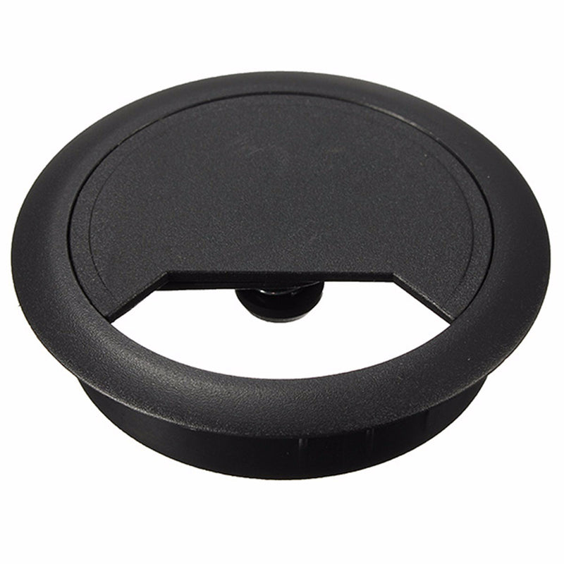 Plastic Grommet Hole Cover 60mm For PC Computer Desk Table Cable Cord Wires Tidy Extension Reel Cord