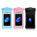 USAMS YD007 IPX8 Waterproof Touch Screen Gasbag Floating Phone Bag Shockproof Airbag Bumper Case