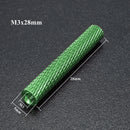 Suleve M3AS6 10Pcs M3 28mm Knurled Standoff Aluminum Alloy Anodized Spacer