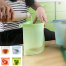 Reusable Silicone Food Fresh Bags Storage Sealed Containers for Refrigerator Kitchen Vacuum Bag