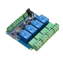 Modbus RTU 4 Channel Relay Module 4CH Input Optocoupler Isolation RS485 MCU