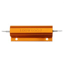 10pcs RX24 100W 10R 10RJ Metal Aluminum Case High Power Resistor Golden Metal Shell Case Heatsink Resistance Resistor