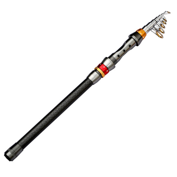 ZANLURE 1.8/3/3.6m Fishing Rod Ultralight Carbon Fiber Telescopic Spinning Pole Fishing Tools