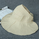 RD-503 Summer Women's Outdoor Sun Protection Folding Big Empty Top Beach Hat