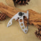 EDC Multi-function Stainless Steel Camping Buckle Portable Key Ring Mountaineering Survival Gadgets