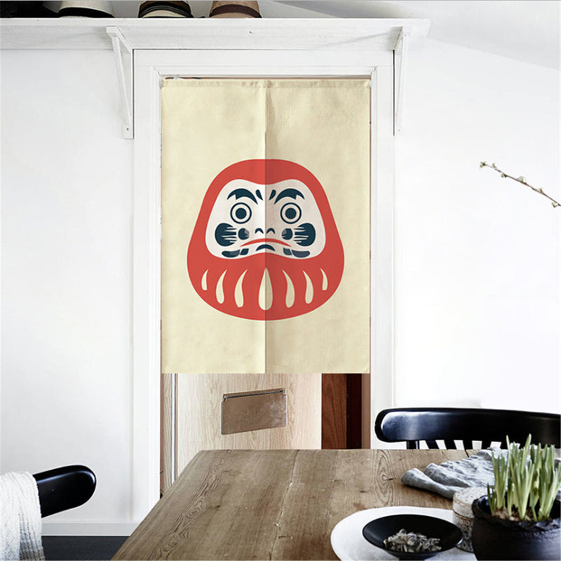 Japanese Noren Door Curtains Drape Tapestry Bar Kitchen Bath Room Divider Decor