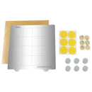 235*235mm Heated Bed Platform Hot Bed Steel Plate with Circular Magnet + Magnetic Sticker + PEI Sheet for 3D Printer