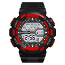 HONHX S716 Fashion Colorful Night Light Men Alarm Clock Week Display Sport Digital Watch