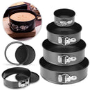 Leakproof Round Cake Pan Carbon Steel Kitchen Bakeware with Removable Bottom Baking Mold