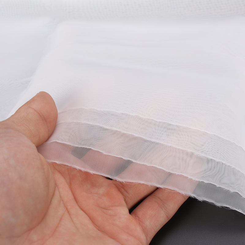 90x127cm Silk Screen Printing Mesh Fabric White 60Mesh 24T 1 Yard