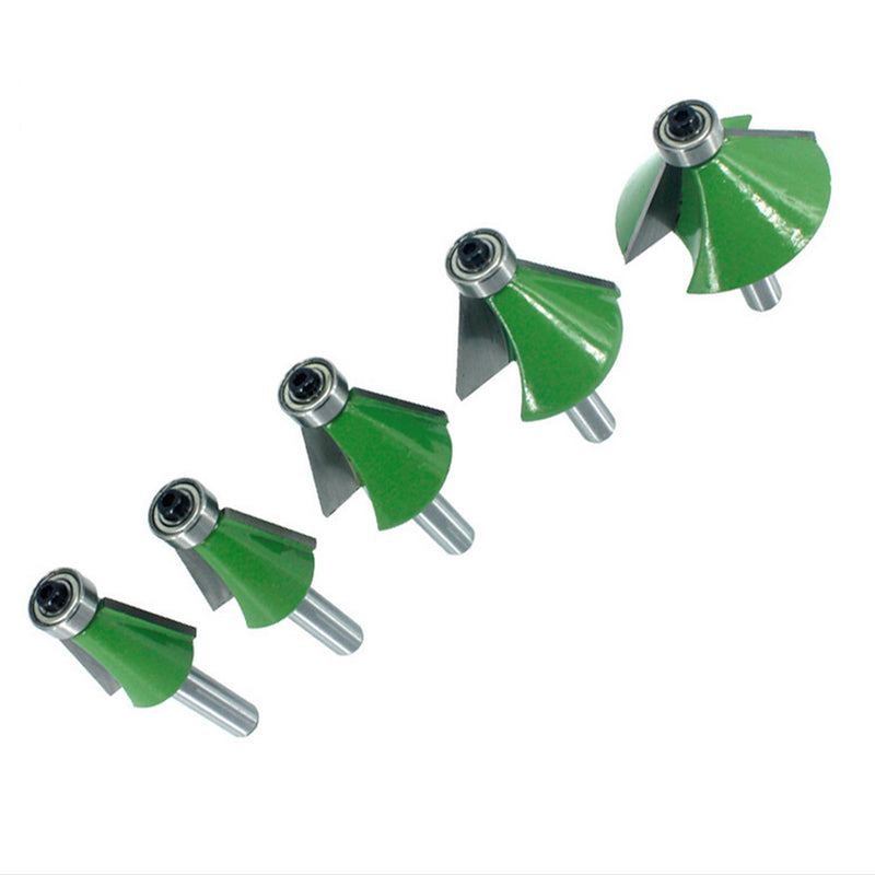 11.25/15/22.5/30/45 8mm Shank Tenon Router Bit Woodworking Trimming Tool