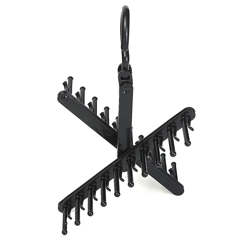 360 Degree Rotatable Adjustable Belt Hanger Tie Rack Scarf Holder