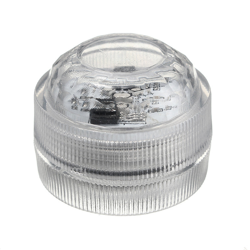 Waterproof Mini LED Colorful Round Candle Under Water Light Lamp