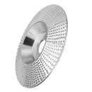 Drillpro 100x16/110x22mm Bevel Arc Wood Carving Disc Shaping Disc Tungsten Carbide Angle Grinding Wheel Sanding Carving Rotary Tool Abrasive Disc for Angle Grinder