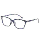 KCASA Camellia Color Cat Eye Pattern Fashion Reading Glasses Resin With Bag